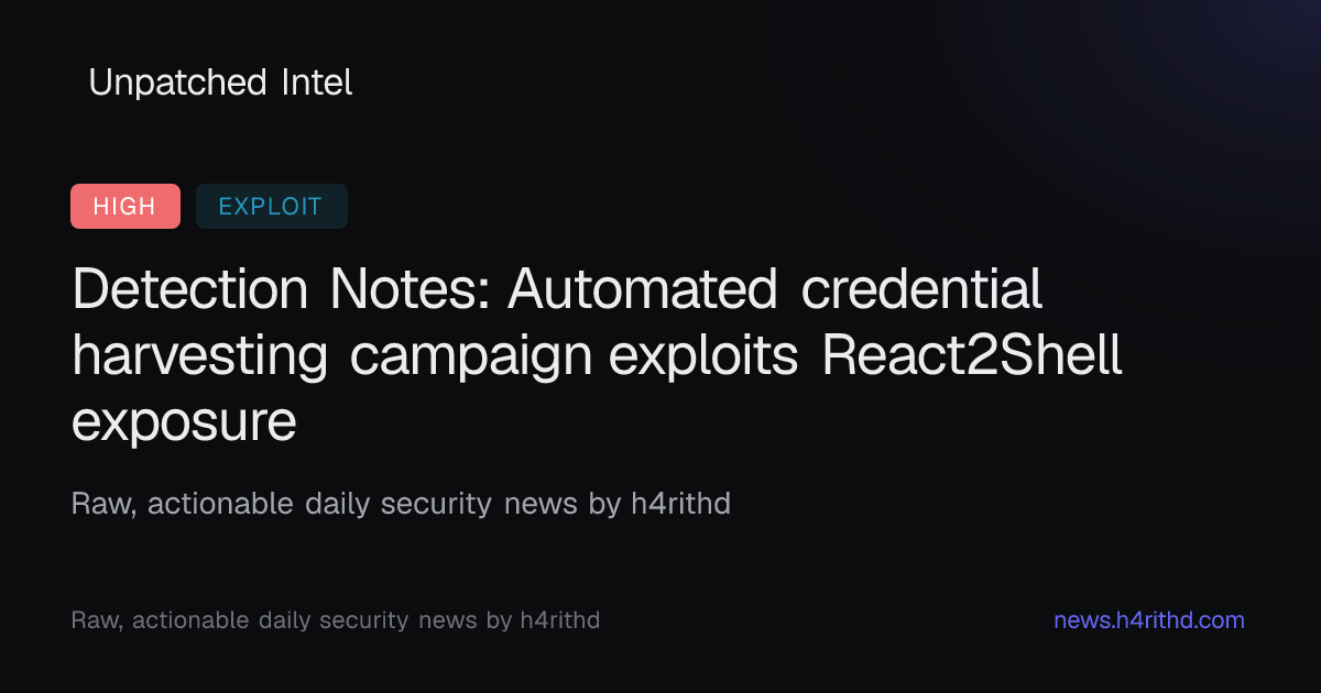 Detection Notes: Automated credential harvesting campaign exploits ...
